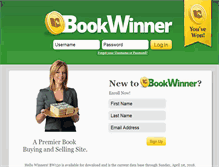 Tablet Screenshot of bookwinner.com